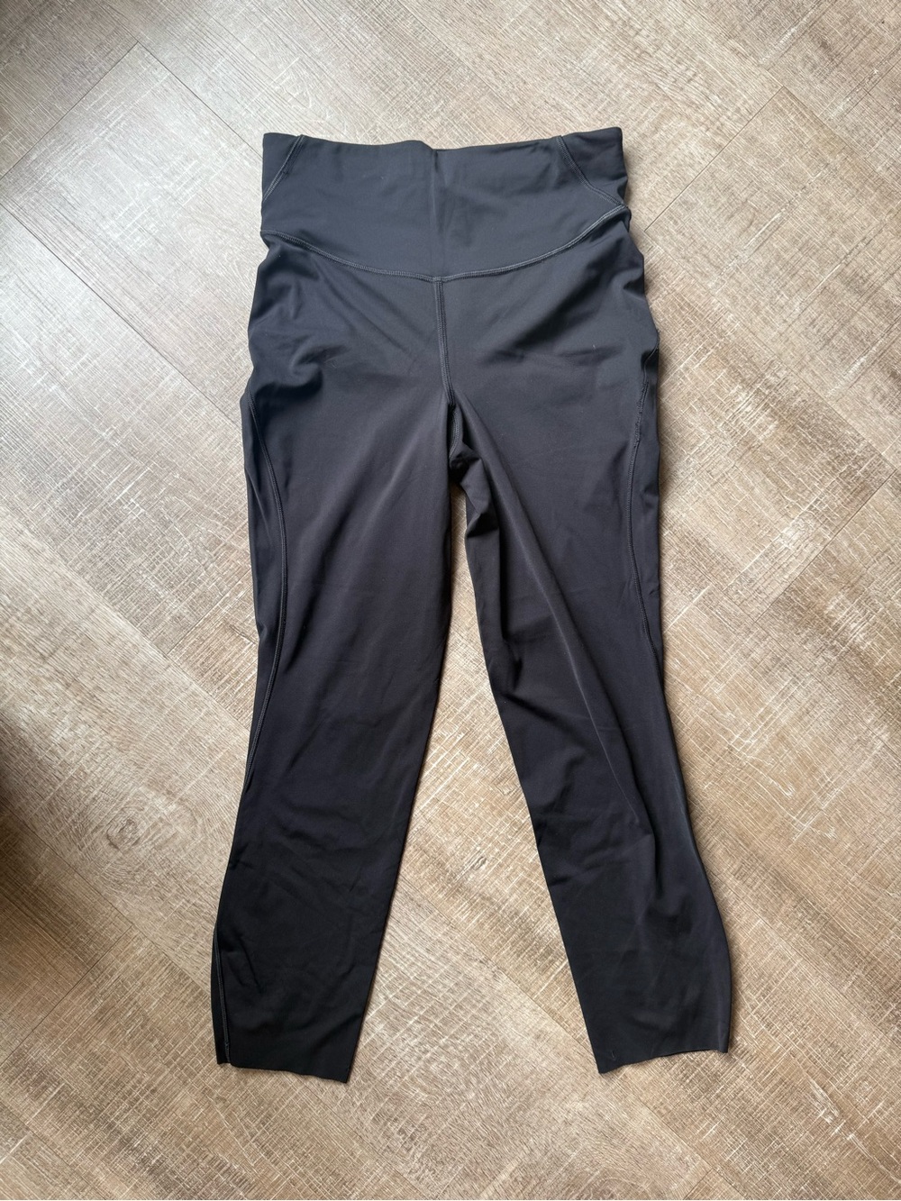 lululemon athletica Black High-Waist Leggings 7/8 length